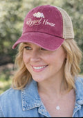 Taffygirl House Logo Mesh Hat – Burgundy
