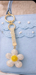 Daisy Flower Bag Charm