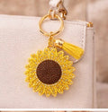 Crystal Sunflower Bag Charm