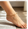Gold Paperclip Chain Anklet