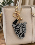 Crystal Leopard Bag Charm