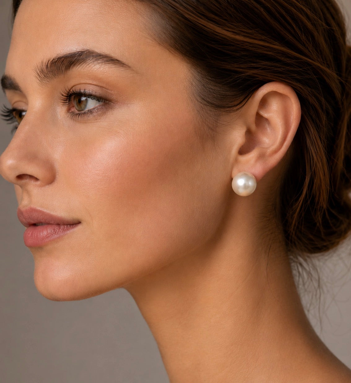 Double Pearl Drop Earrings