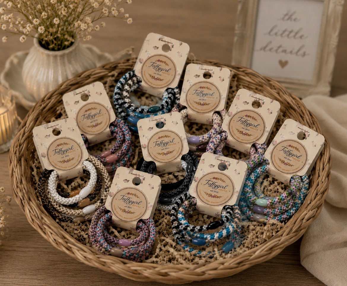 4 pc. Braided Hair Ties